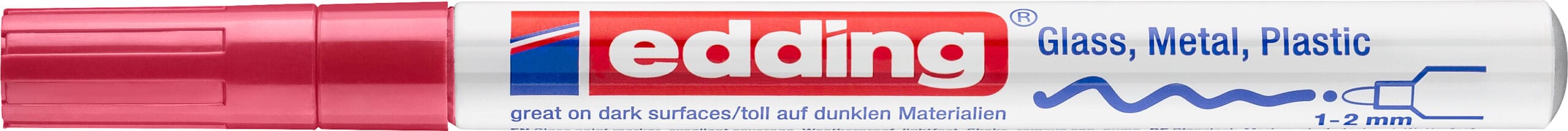 EDDING-751-2-CREA-4004764953394 EDDING Paintmarker 751 CREA 1-2mm 751-2 CREA rot – Hochwertig & günstig bei ShopDeca