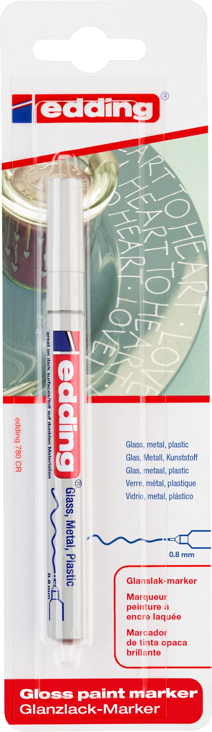 EDDING-780BLI-49-CREA-4004764060634 EDDING Paintmarker 780 0.8mm 780BLI-49 CREA weiss Blister – Hochwertig & günstig bei ShopDeca