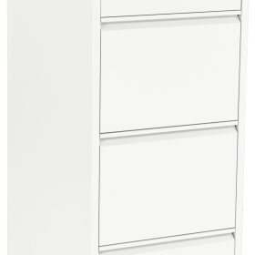 EDGY HR-Schrank 3404/9003 4 Schubladen schmal, weiss