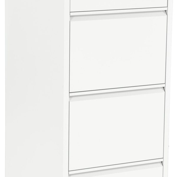 EDGY HR-Schrank 3404/9003 4 Schubladen schmal, weiss