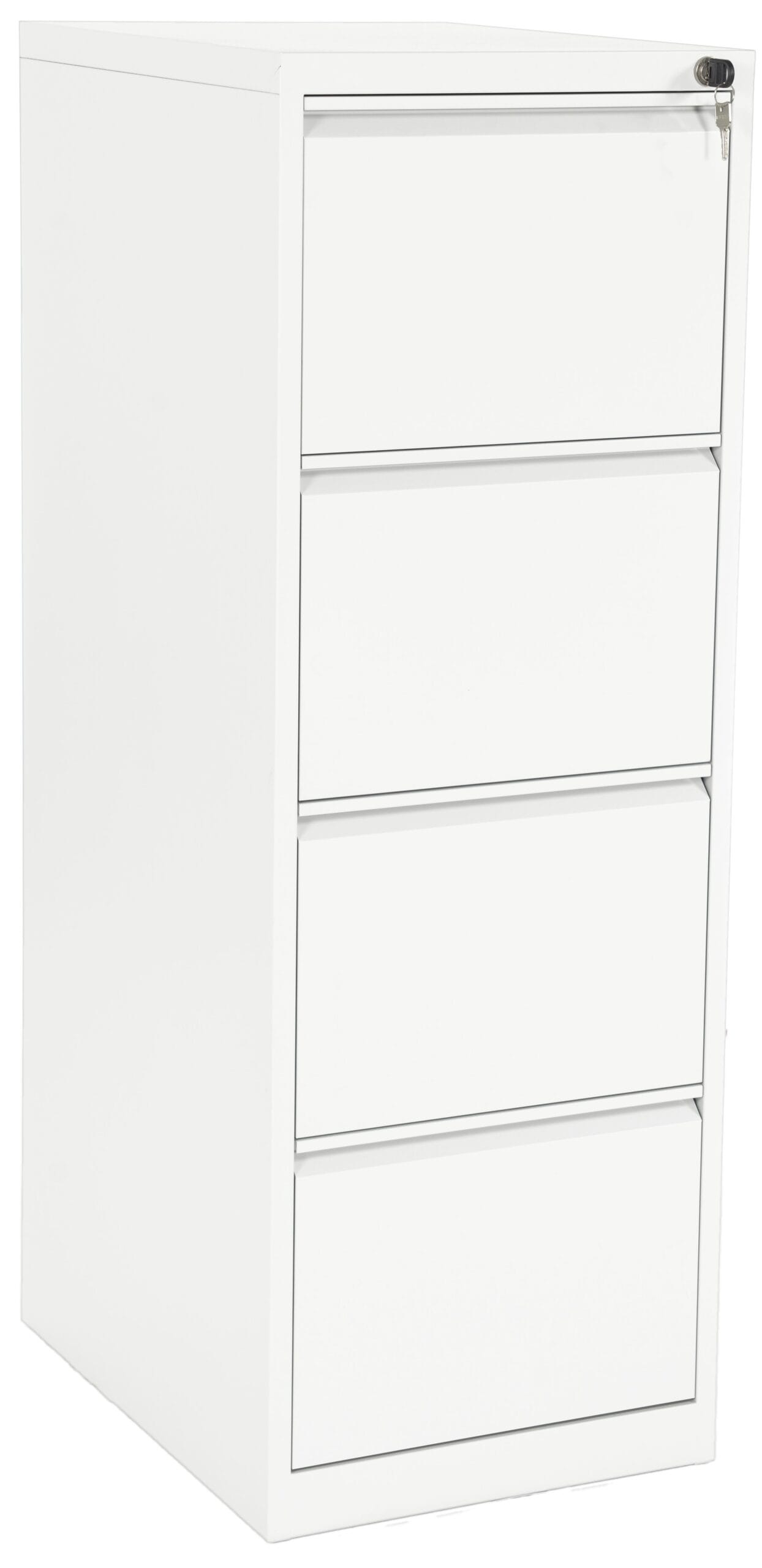EDGY-3404-9003-7630006743026 EDGY HR-Schrank 3404/9003 4 Schubladen schmal, weiss – Hochwertig & günstig bei ShopDeca