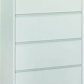 EDGY HR-Schrank 3424 4 Schubl. Breit, grau