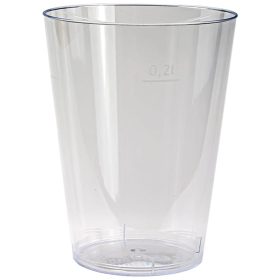 EJS Trinkbecher 2dl 1115.1003.50 glasklar 50 Stk.