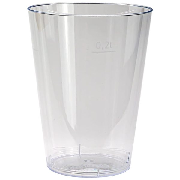 EJS Trinkbecher 2dl 1115.1003.50 glasklar 50 Stk.