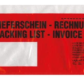 ELCO Lieferschein Quick Vitro C6/5 29034.80 rot, Fenster links 250 Stk.