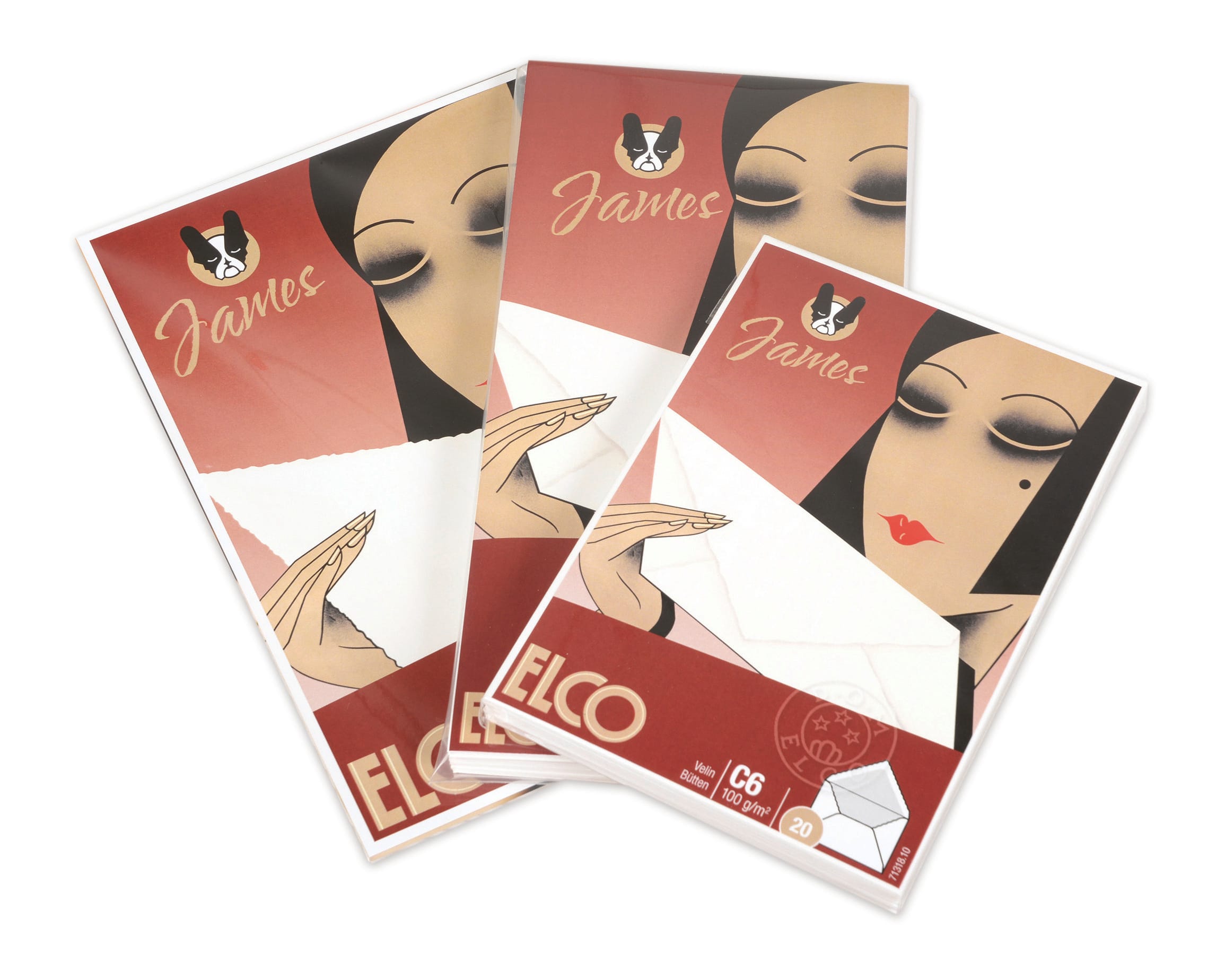 ELCO-71312.10-7610425366105 ELCO Schreibblock Velin A5 71312.10 weiss 40 Blatt – Hochwertig & günstig bei ShopDeca