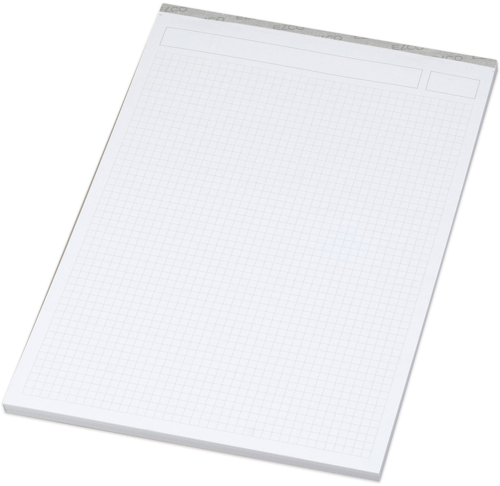 ELCO-73516.20-7611722018780 ELCO Schreibblock Prestige A4 73516.20 grau 80 Blatt – Hochwertig & günstig bei ShopDeca