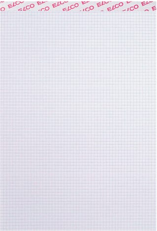 ELCO Block Office kariert 4mm A4 73531.17 hochweiss, 100g 80 Blatt