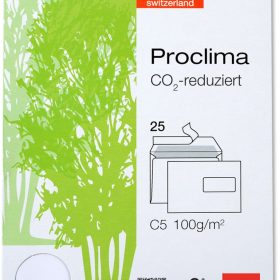 ELCO Briefumschlag proclima C5 74272.20 recycling, Fenster re. 25 Stk.