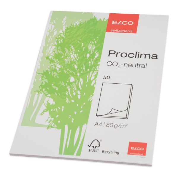 ELCO Schreibblock Proclima A4 74301.14 blanko, 70g 50 Blatt