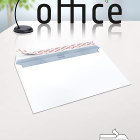 ELCO Couvert Office o. Fenster C6 74459.12 80g, hochweiss, Kleber 25 Stk.
