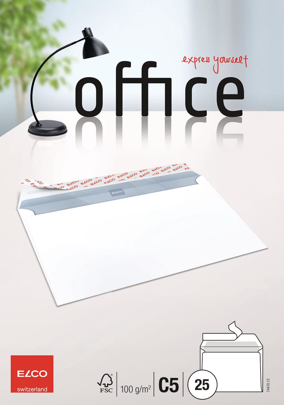 ELCO-74470.12-7610425348408 ELCO Couvert ohne Fenster C5 74470.12 100g,hochweiss,Kleber 25 Stk. – Hochwertig & günstig bei ShopDeca