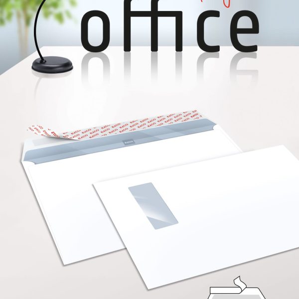 ELCO Couvert Fenster rechts C4 74479.12 120g,hochweiss,Kleber 10 Stk.