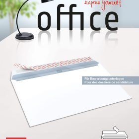 ELCO Bewerbungscouvert 330x250mm 74486.12 120g, weiss, Klebung 5 Stk.