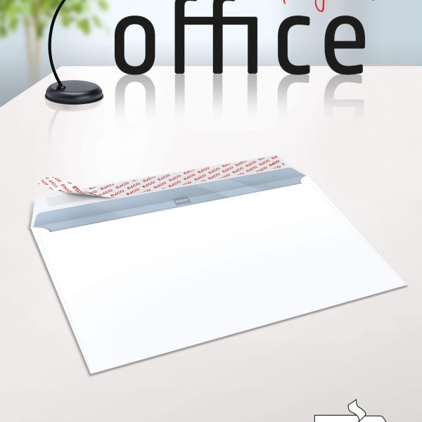 ELCO Couvert ohne Fenster B4 74494.12 120g,hochweiss,Kleber 10 Stk.