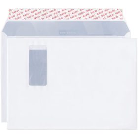 ELCO Couvert Office Fenster re. C4 74522.12 120g,hochweiss,Kleber 50 Stk.