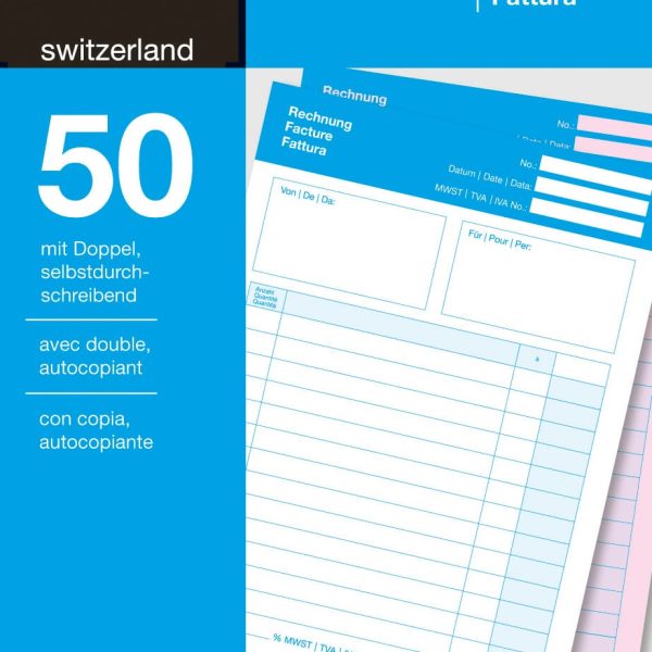 ELCO Rechnung A5 74594.19 60g 50x2 Blatt