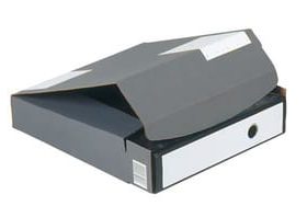 ELCO Ordner-Versandbox pac-it 843393111 grau, FSC 82x290x318mm