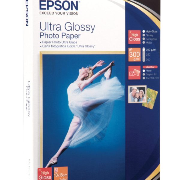 EPSON Ultra Glossy Photo 10x15cm S041943 Stylus DX 3800 300g 50 Blatt