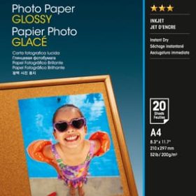 EPSON Photo Paper Glossy A4 S042538 InkJet 200g 20 Blatt