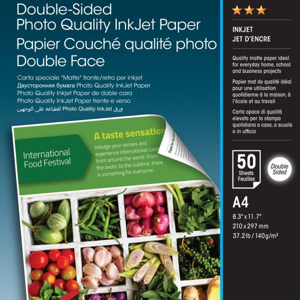 EPSON Photo Paper A4 S400059 InkJet 140g double-s. 50 Blatt