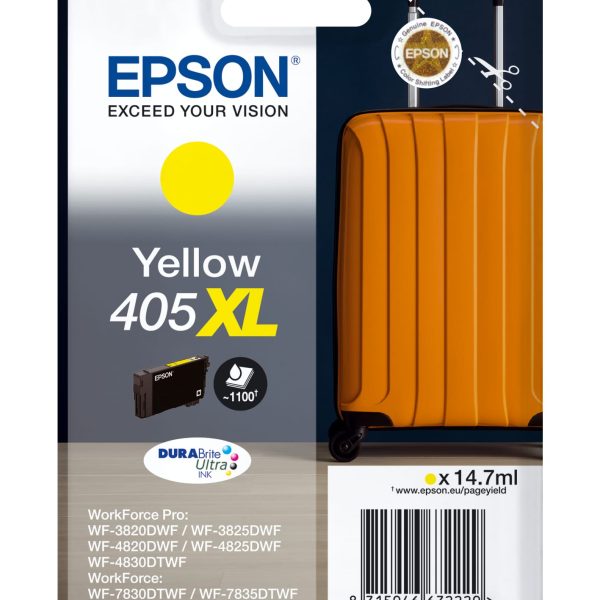 EPSON Tintenpatrone 405XL yellow T05H44010 WF-7830DTWF 1100 Seiten
