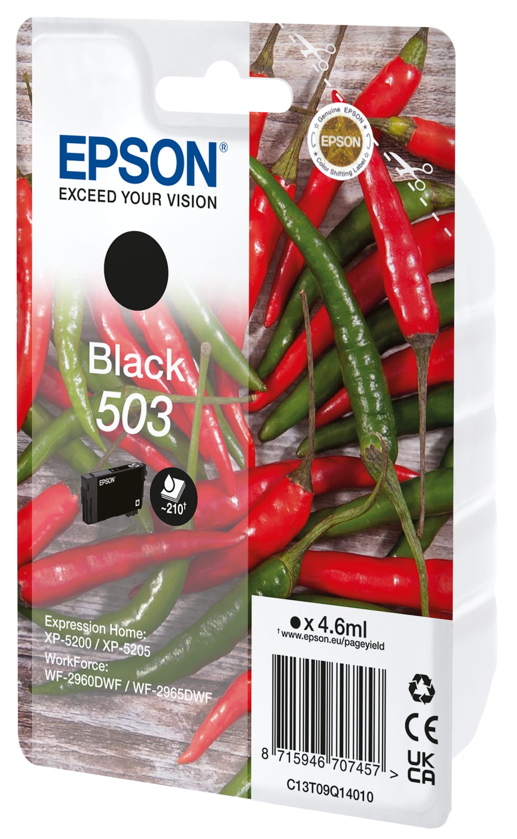 EPSON-T09Q14010-8715946707457 EPSON Tintenpatrone 503 schwarz T09Q14010 WF-2960/65 210 Seiten – Hochwertig & günstig bei ShopDeca