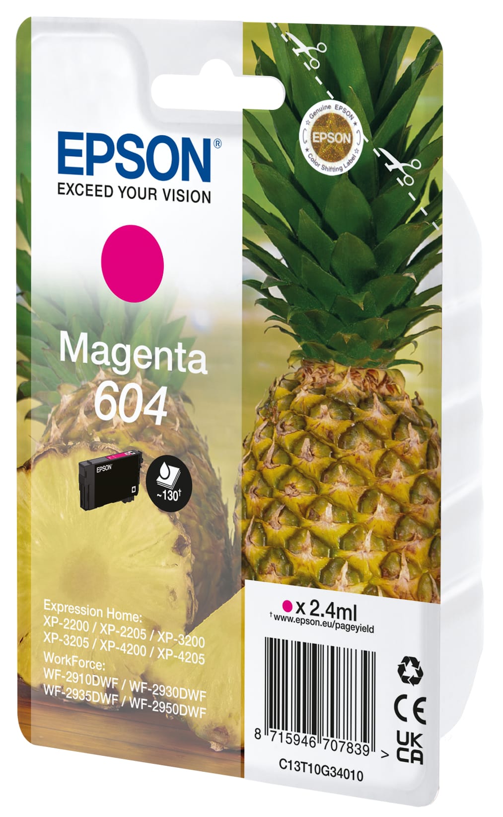 EPSON-T10G34010-8715946707839 EPSON Tintenpatrone 604 magenta T10G34010 WF-2910/30/50 130 Seiten – Hochwertig & günstig bei ShopDeca
