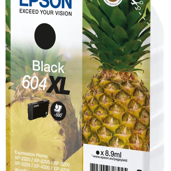 EPSON Tintenpatrone 604XL schwarz T10H14010 WF-2910/30/50 500 Seiten