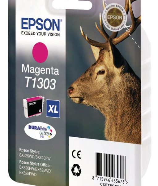 EPSON Tintenpatrone magenta T130340 Stylus SX525WD 10.1ml