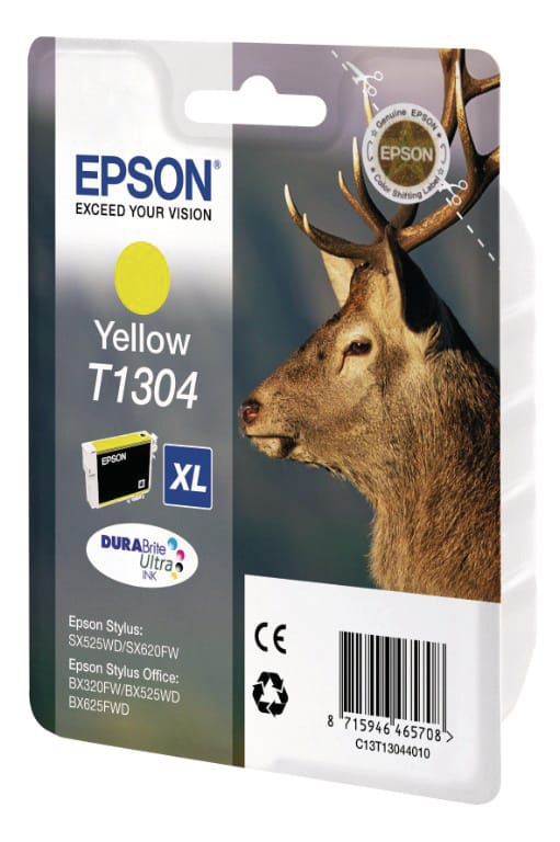 EPSON-T130440-8715946624846 EPSON Tintenpatrone yellow T130440 Stylus SX525WD 10.1ml – Hochwertig & günstig bei ShopDeca