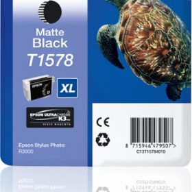 EPSON Tintenpatrone matte schwarz T15784N Stylus Photo R3000 26ml