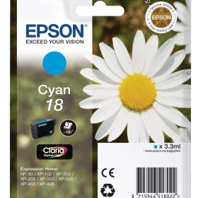 EPSON Tintenpatrone cyan T180240 XP 30/405 180 Seiten
