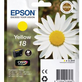 EPSON Tintenpatrone yellow T180440 XP 30/405 180 Seiten