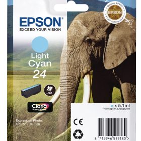 EPSON Tintenpatrone light cyan T242540 XP 750/850 360 Seiten