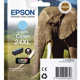 EPSON Tintenpatrone 24XL light cyan T243540 XP 750/850 500 Seiten