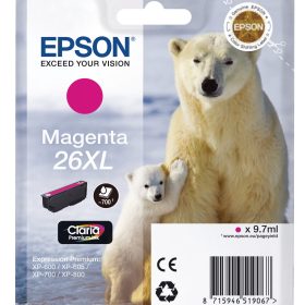 EPSON Tintenpatrone 26XL magenta T263340 XP 700/800 700 Seiten