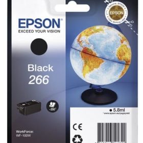 EPSON Tintenpatrone schwarz T266140 Workforce WF-100W 250 Seiten