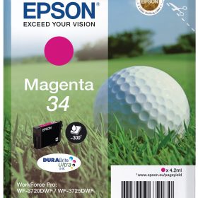 EPSON Tintenpatrone magenta T346340 WF-3720/3725DWF 300 Seiten
