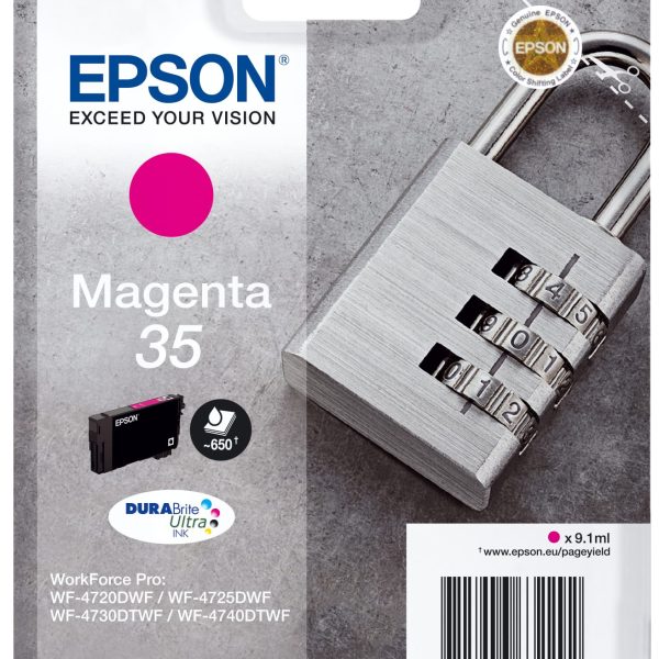 EPSON Tintenpatrone magenta T358340 WF-4720/4725DWF 650 Seiten