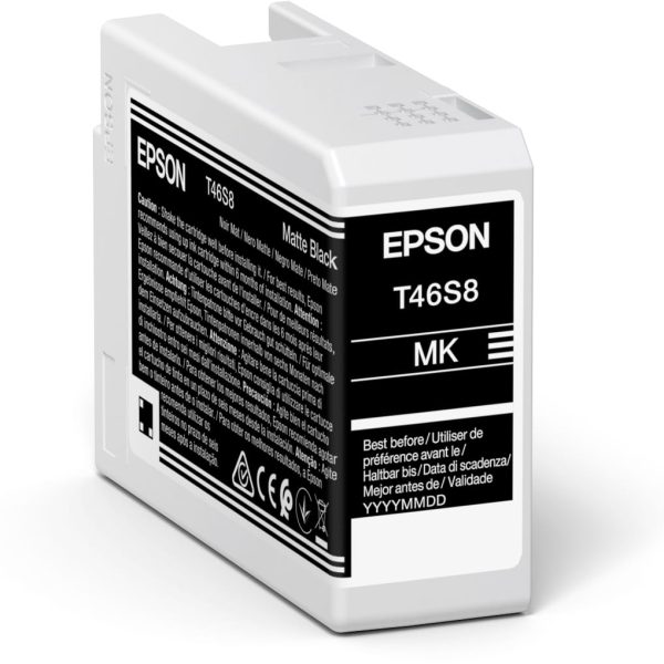 EPSON Tintenpatrone matte schwarz T46S80N SureColor SC-P700 26ml