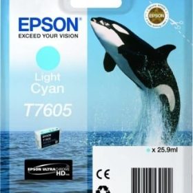 EPSON Tintenpatrone light cyan T760540 SureColor P 600 25,9ml