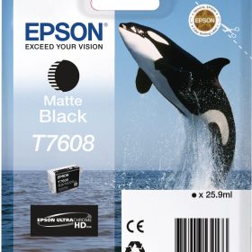 EPSON Tintenpatrone matte schwarz T76084N10 SureColor P 600 25,9ml