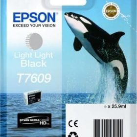EPSON Tintenpatrone light lig. schw. T760940 SureColor P 600 25,9ml