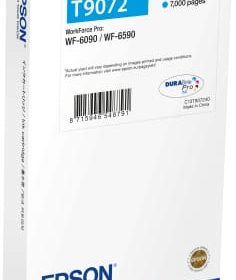 EPSON Tintenpatrone XXL cyan T90724N WF 6090/6590 7000 Seiten