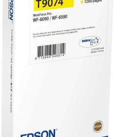 EPSON Tintenpatrone XXL yellow T90744N WF 6090/6590 7000 Seiten