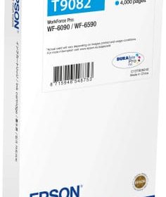 EPSON Tintenpatrone XL cyan T90824N WF 6090/6590 4000 Seiten