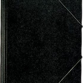 EROLA Gummibandmappe 800my A4 3228 schwarz Pressspan
