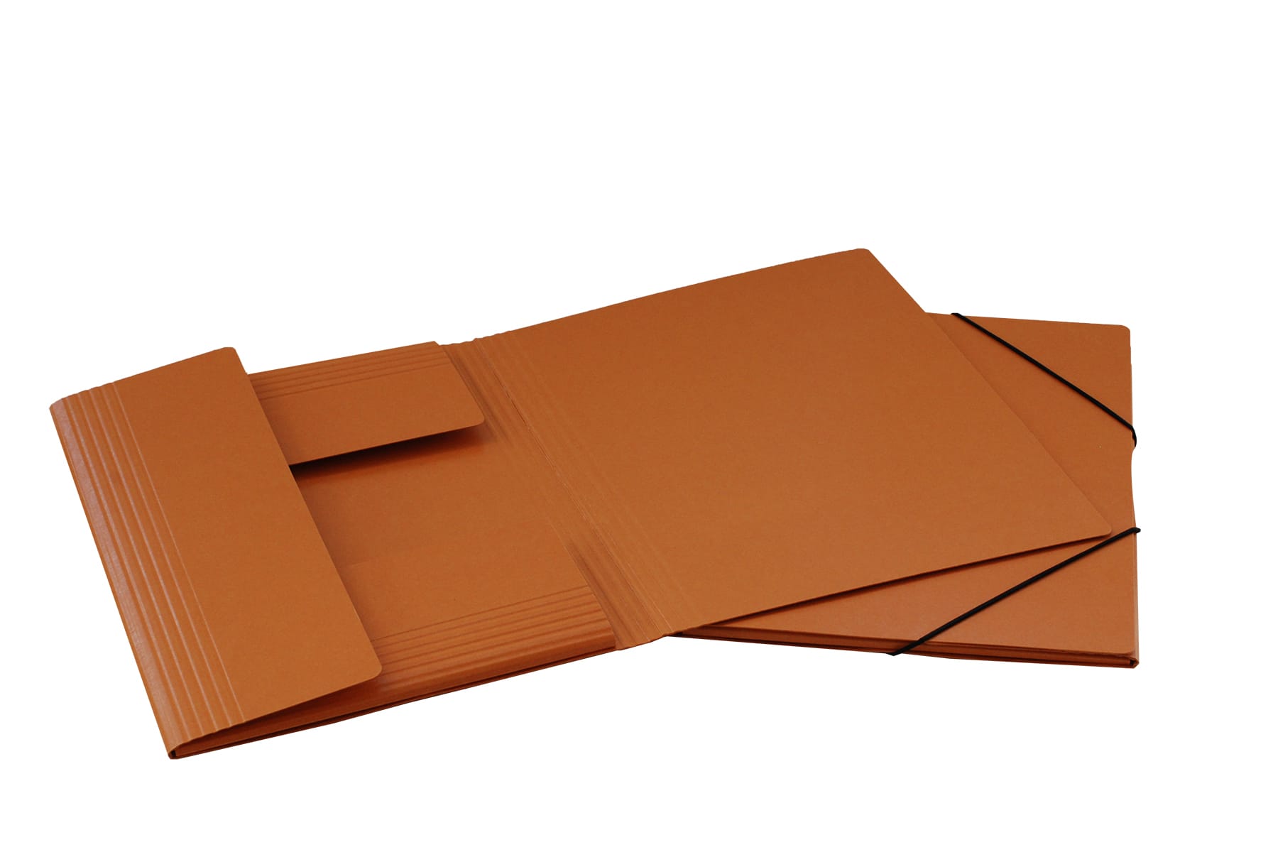 EROLA-33299-7640114443374 EROLA Gummibandmappe 650my A4 33299 braun Pressspan 3 Klappen – Hochwertig & günstig bei ShopDeca