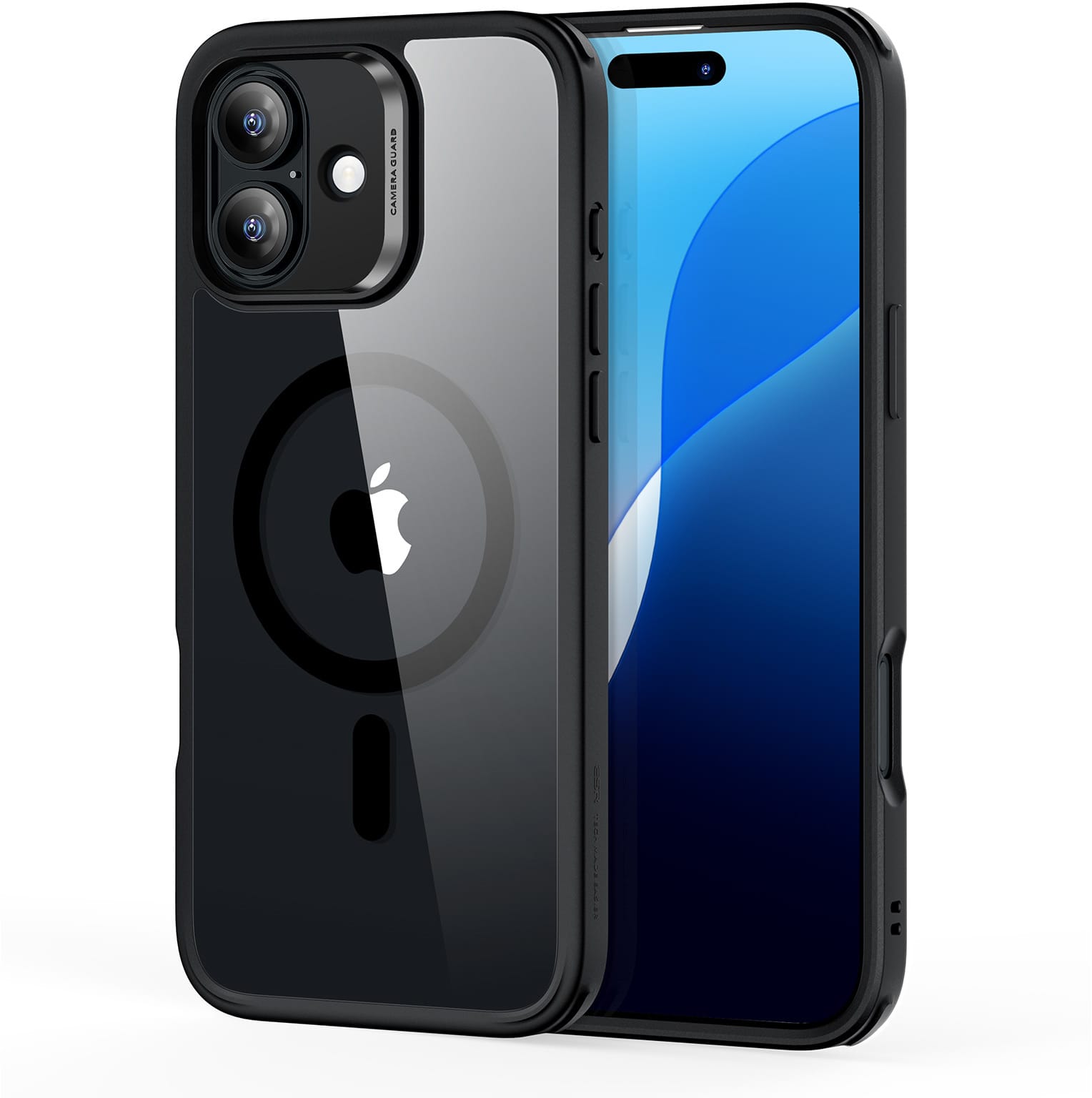 ESR-1A76703-4894240220726 ESR Classic Hybrid Case MagSafe 1A76703 iPhone 16 Clear Black – Hochwertig & günstig bei ShopDeca